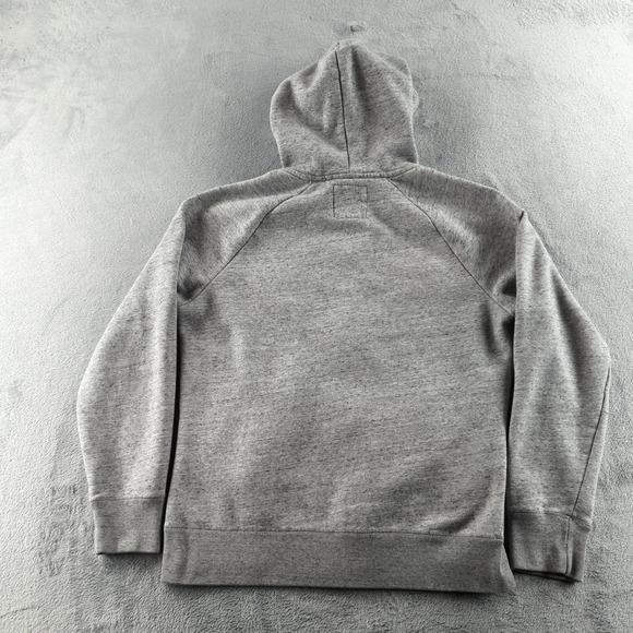 Hollister Hoodie Large Gray Full Zip California Logo Sweatshirt Fleece Y2K Style - Picture 4 of 10